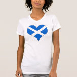 I Love Scotland T-Shirt<br><div class="desc">I Love Scotland
Great I love Scotland product with a big heart filled with Scotlands flag. This and many more Scotland gifts,  for scottish pride available at www.RepresentMyCountry.com.</div>