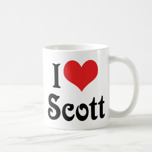 I Love Scott Coffee Mug