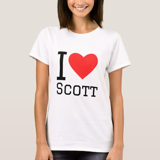 I love scott T-Shirt (Front)