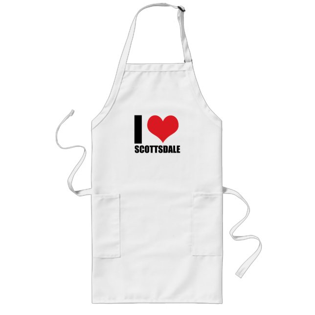 I love Scottsdale Long Apron (Front)