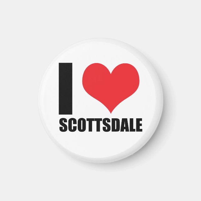 I love Scottsdale Magnet (Front)
