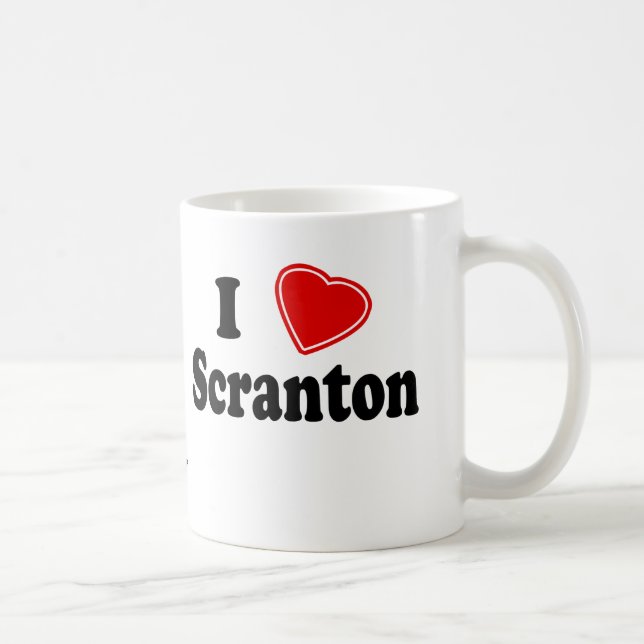 I Love Scranton Coffee Mug (Right)