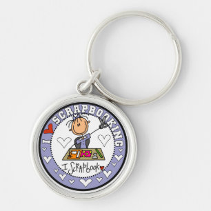 I Love Scrapbooking Tshirts and Gifts Key Ring