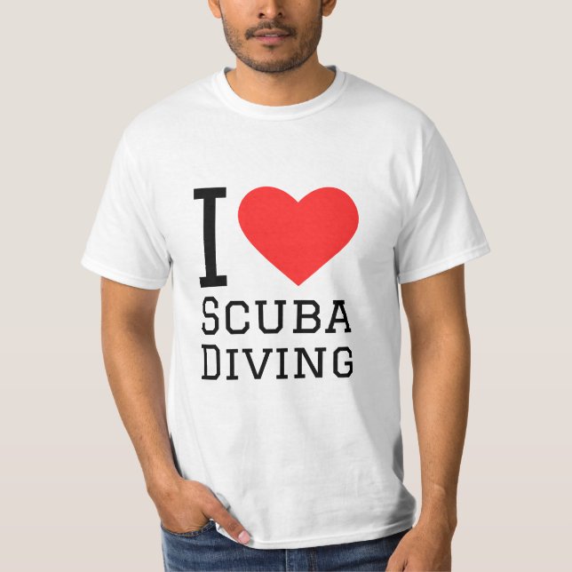 I love scuba diving T-Shirt (Front)