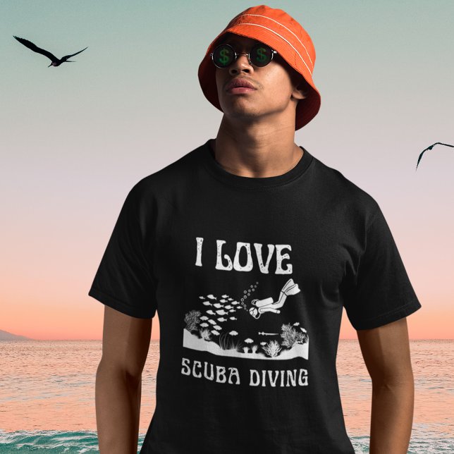 I Love Scuba Diving T-Shirt (Creator Uploaded)