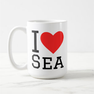 I love sea coffee mug
