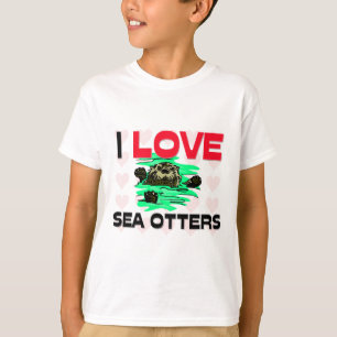 I Love Sea Otters T-Shirt