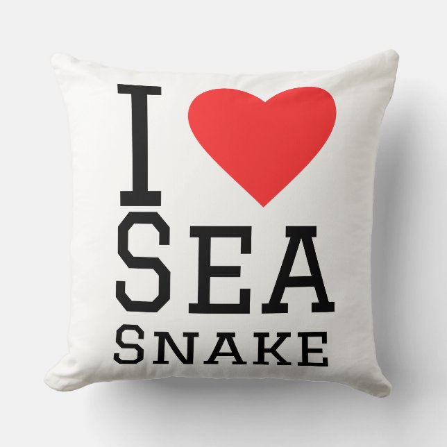 I love sea snake cushion (Front)