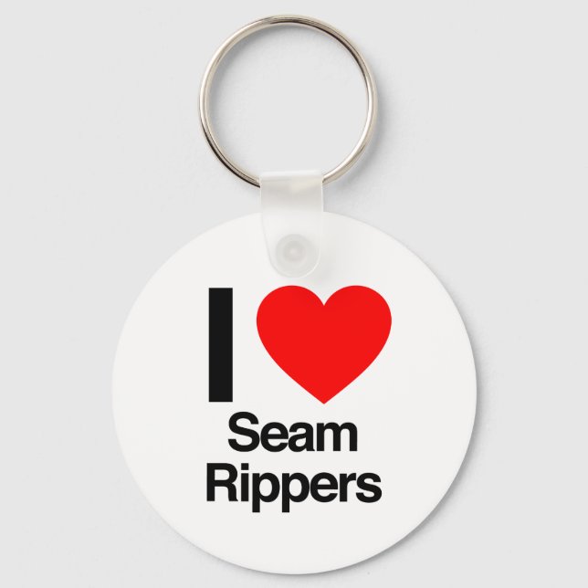 i love seam rippers key ring (Front)