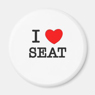 I Love Seat Magnet