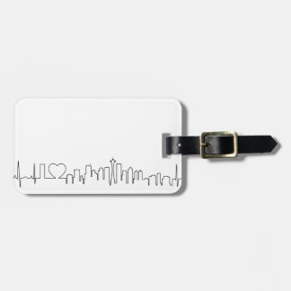 I love Seattle in a extraordinary style Luggage Tag
