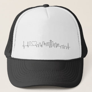I love Seattle in a extraordinary style Trucker Hat