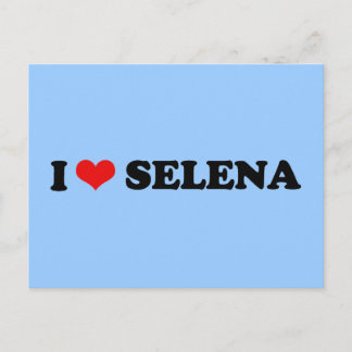 I LOVE SELENA POSTCARD