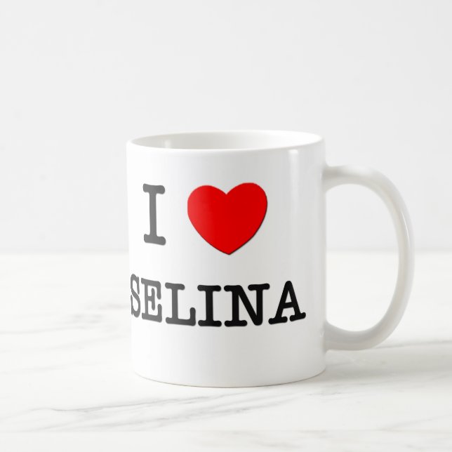 I Love Selina Coffee Mug (Right)
