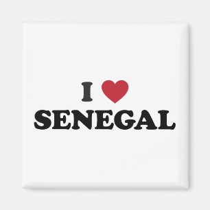 I Love Senegal Magnet