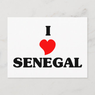I Love Senegal Postcard