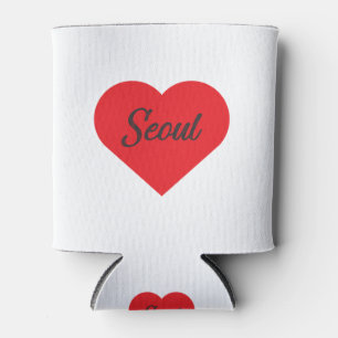 I Love Seoul - South Korea Can Cooler