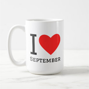 I love September Coffee Mug