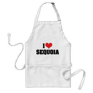 I Love Sequoia Standard Apron