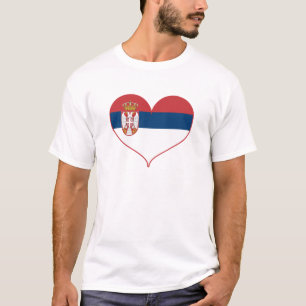 I Love Serbia Flag T-Shirt
