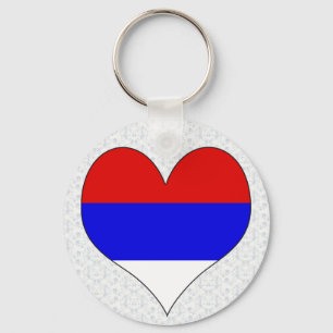 I Love Serbia Key Ring