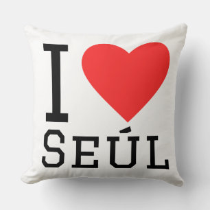 I love Seúl Cushion