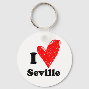 I Love Seville Key Ring