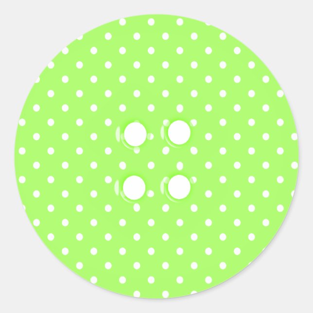 I Love Sewing - SRF Classic Round Sticker (Front)