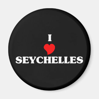 I Love Seychelles Magnet