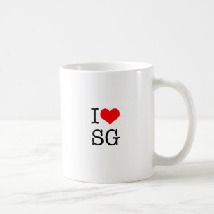 I LOVE SG coffee mug