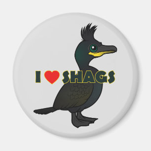 I Love Shags Magnet