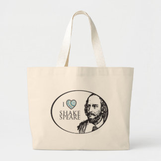 I Love Shakespeare Tote Bag
