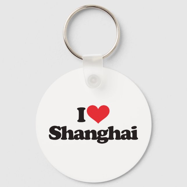 I Love Shanghai Key Ring (Front)