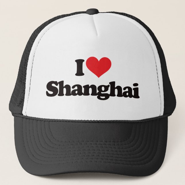 I Love Shanghai Trucker Hat (Front)
