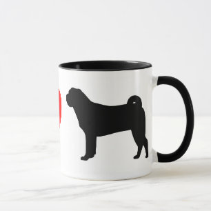I Love Shar Peis Mug