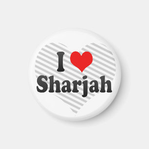 I Love Sharjah, United Arab Emirates Magnet