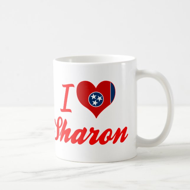 I Love Sharon, Tennessee Coffee Mug (Right)
