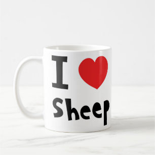 I love sheep coffee mug