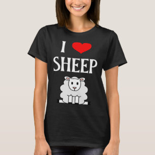 I Love Sheep I Heart Sheep Farm Animal Lamb Sheep T-Shirt