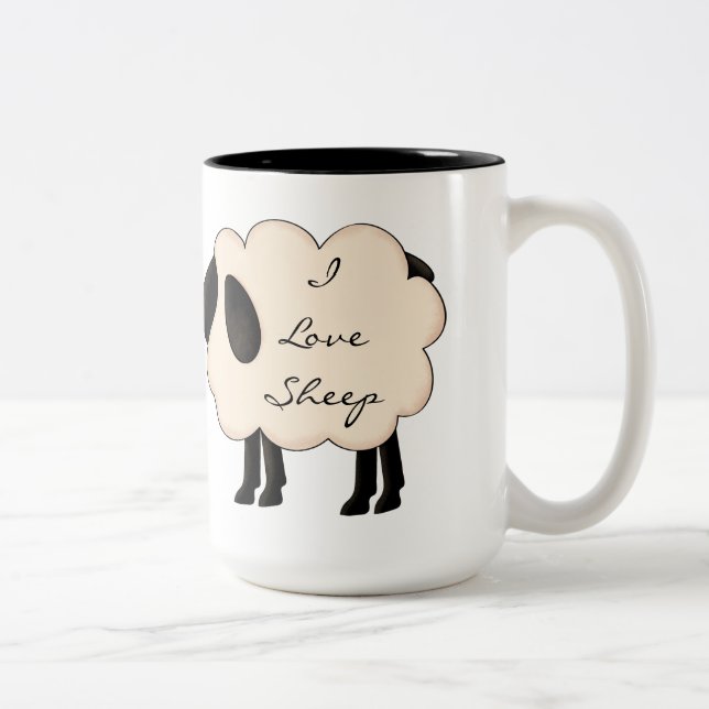 I Love Sheep Mug (Right)