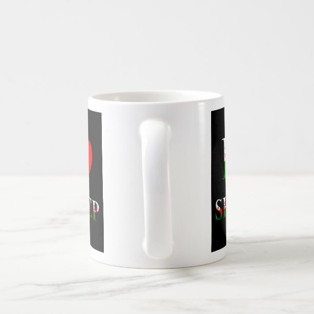 I Love Sheep Mug (Welsh/Wales version) (Handle)