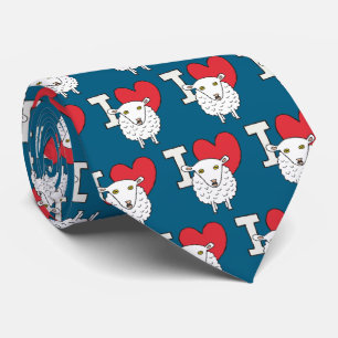 I Love Sheep Tie