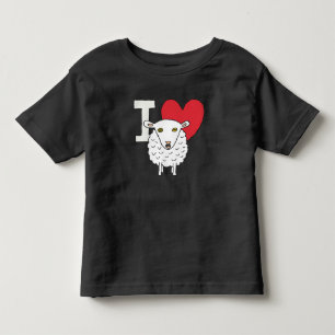 I Love Sheep Toddler T-Shirt