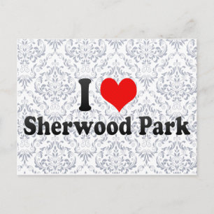 I Love Sherwood Park, Canada Postcard
