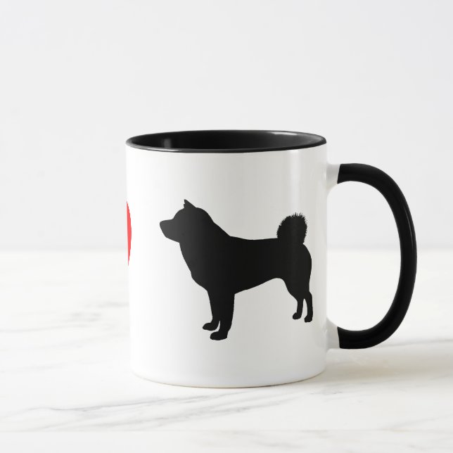 I Love Shiba Inus Mug (Right)