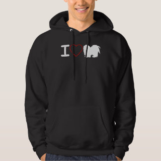 I Love Shih Tzu Dog I Love Heart Hoodie