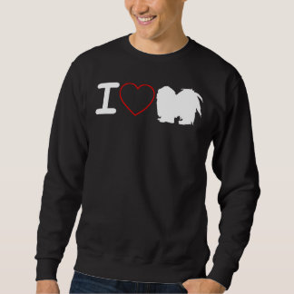 I Love Shih Tzu Dog I Love Heart Sweatshirt