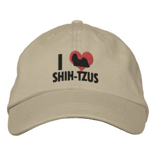I Love Shih Tzus Embroidered Hat
