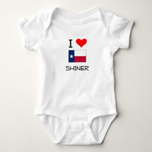 I Love Shiner Texas Baby Bodysuit