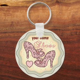 I Love Shoes   keychain